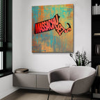 Massachusetts by Art Licensing Studio - 36x36 acrylic wall art in a room