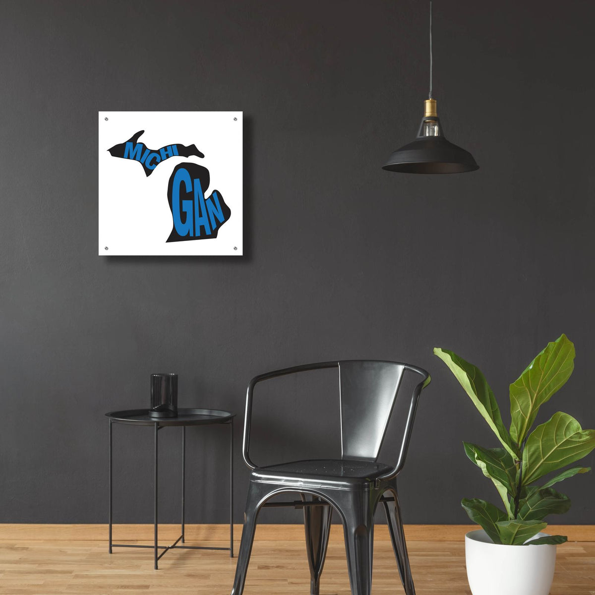 Michigan 2 by Art Licensing Studio - 24x24 acrylic wall art in a room
