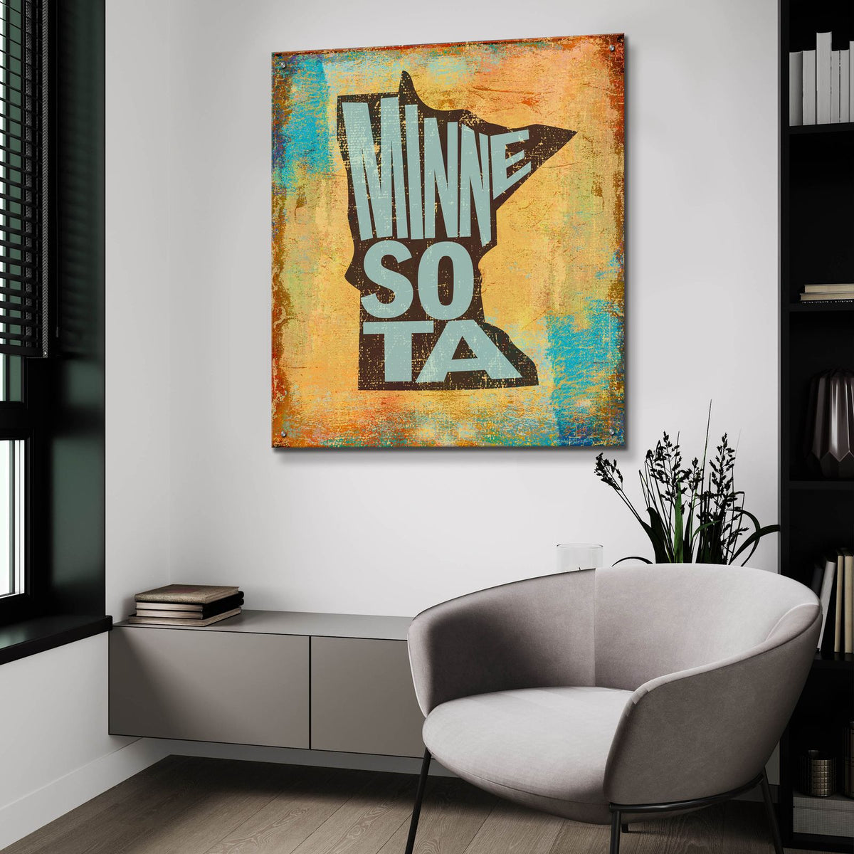 Minnesota by Art Licensing Studio - 36x36 acrylic wall art in a room