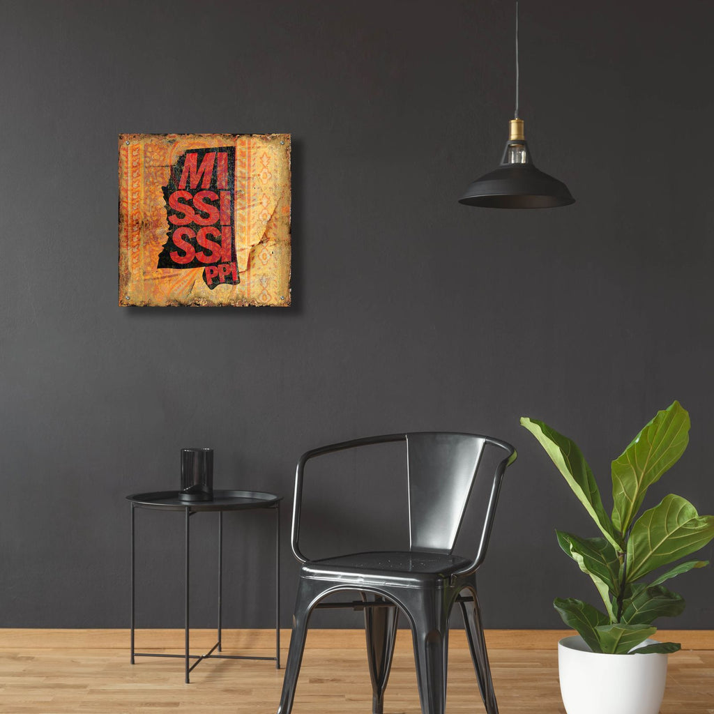 Mississippi 3 by Art Licensing Studio - 24x24 acrylic wall art in a room