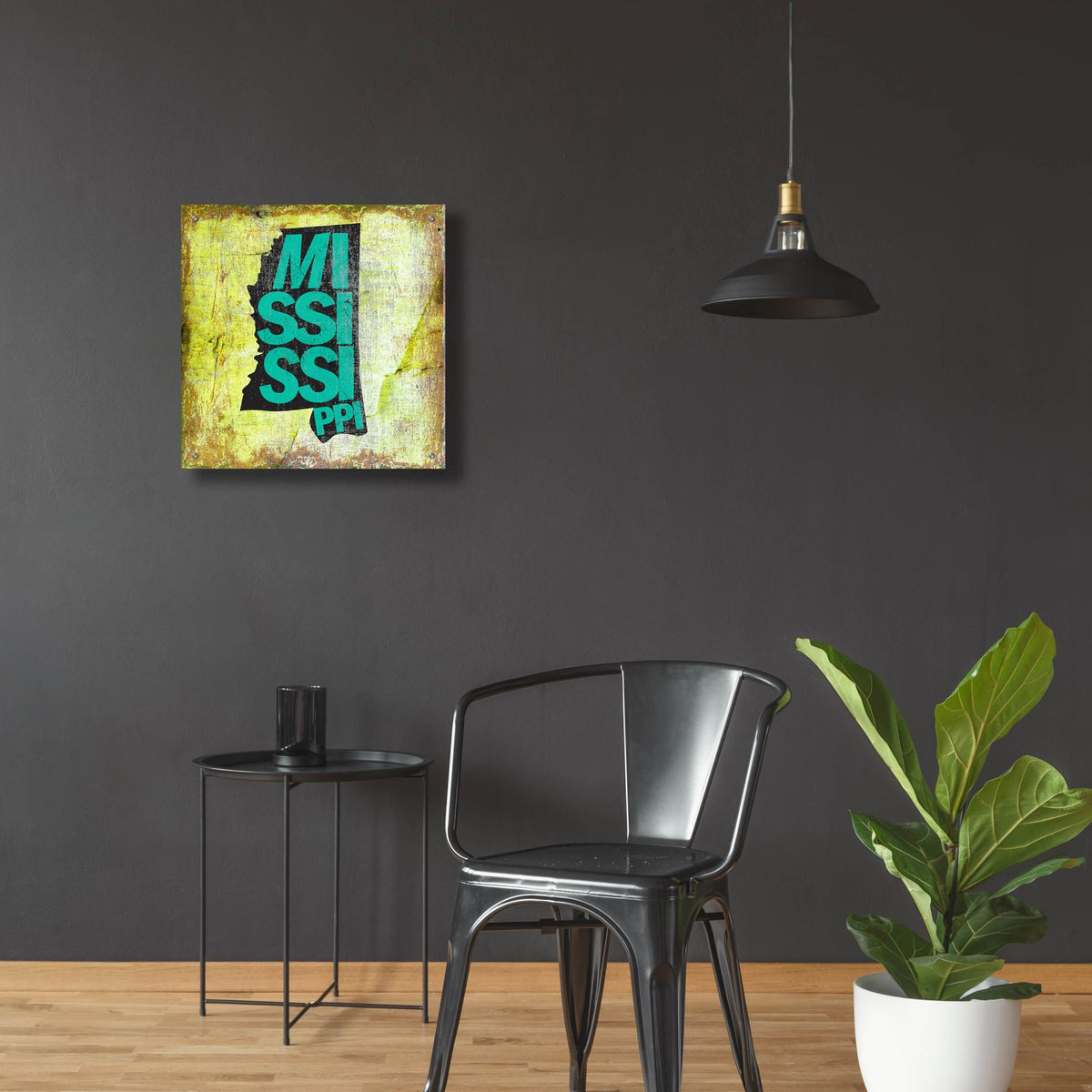 Mississippi by Art Licensing Studio - 24x24 acrylic wall art in a room
