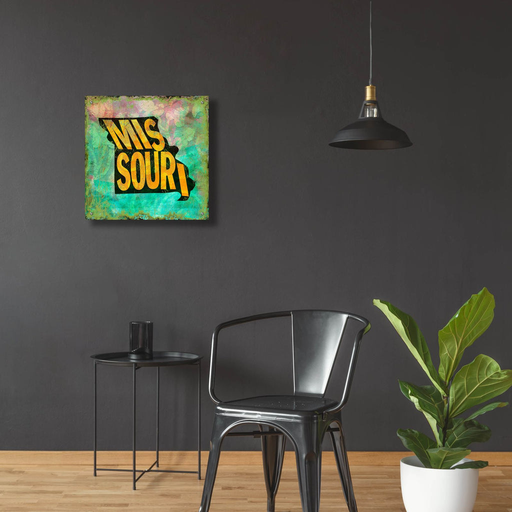 Missouri 3 by Art Licensing Studio - 24x24 acrylic wall art in a room