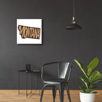 Montana 2 by Art Licensing Studio - 24x24 acrylic wall art in a room