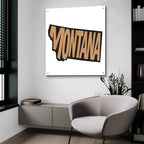 Montana 2 by Art Licensing Studio - 36x36 acrylic wall art in a room