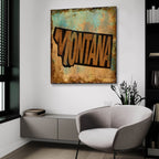 Montana by Art Licensing Studio - 36x36 acrylic wall art in a room