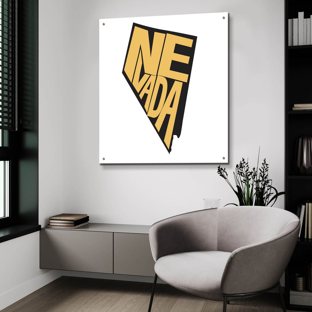 Nevada 2 by Art Licensing Studio - 36x36 acrylic wall art in a room