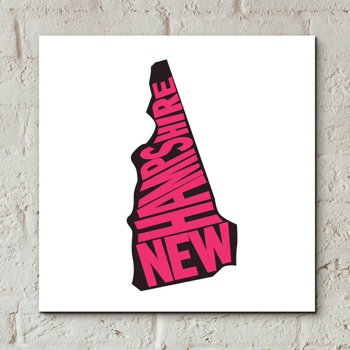 New Hampshire 2 by Art Licensing Studio - 12x12 acrylic wall art in a room