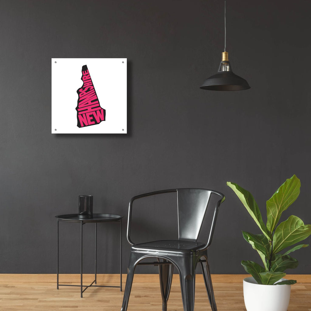 New Hampshire 2 by Art Licensing Studio - 24x24 acrylic wall art in a room