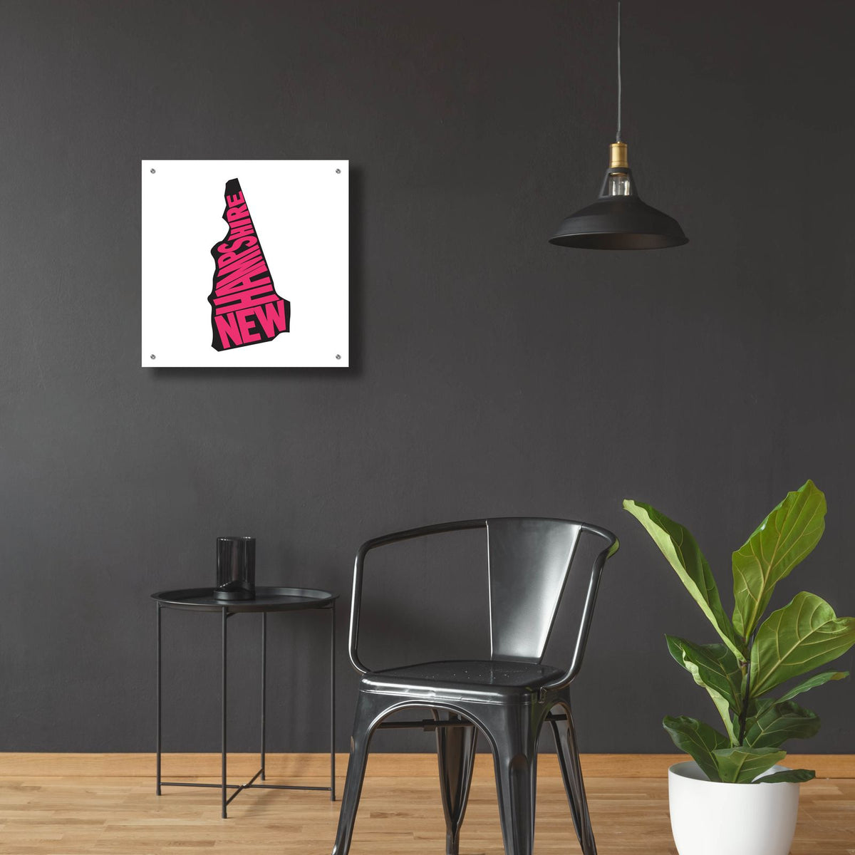 New Hampshire 2 by Art Licensing Studio - 24x24 acrylic wall art in a room