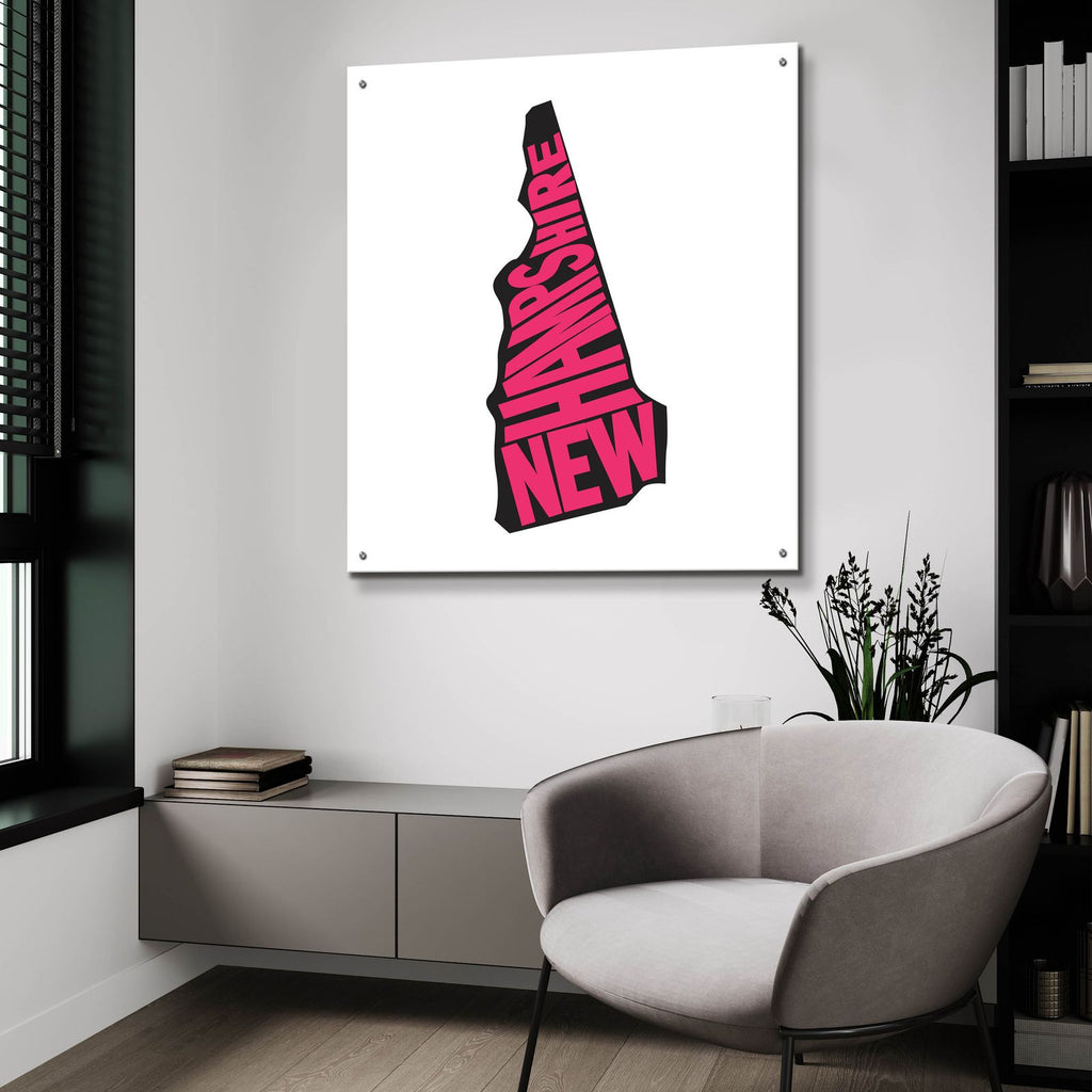 New Hampshire 2 by Art Licensing Studio - 36x36 acrylic wall art in a room