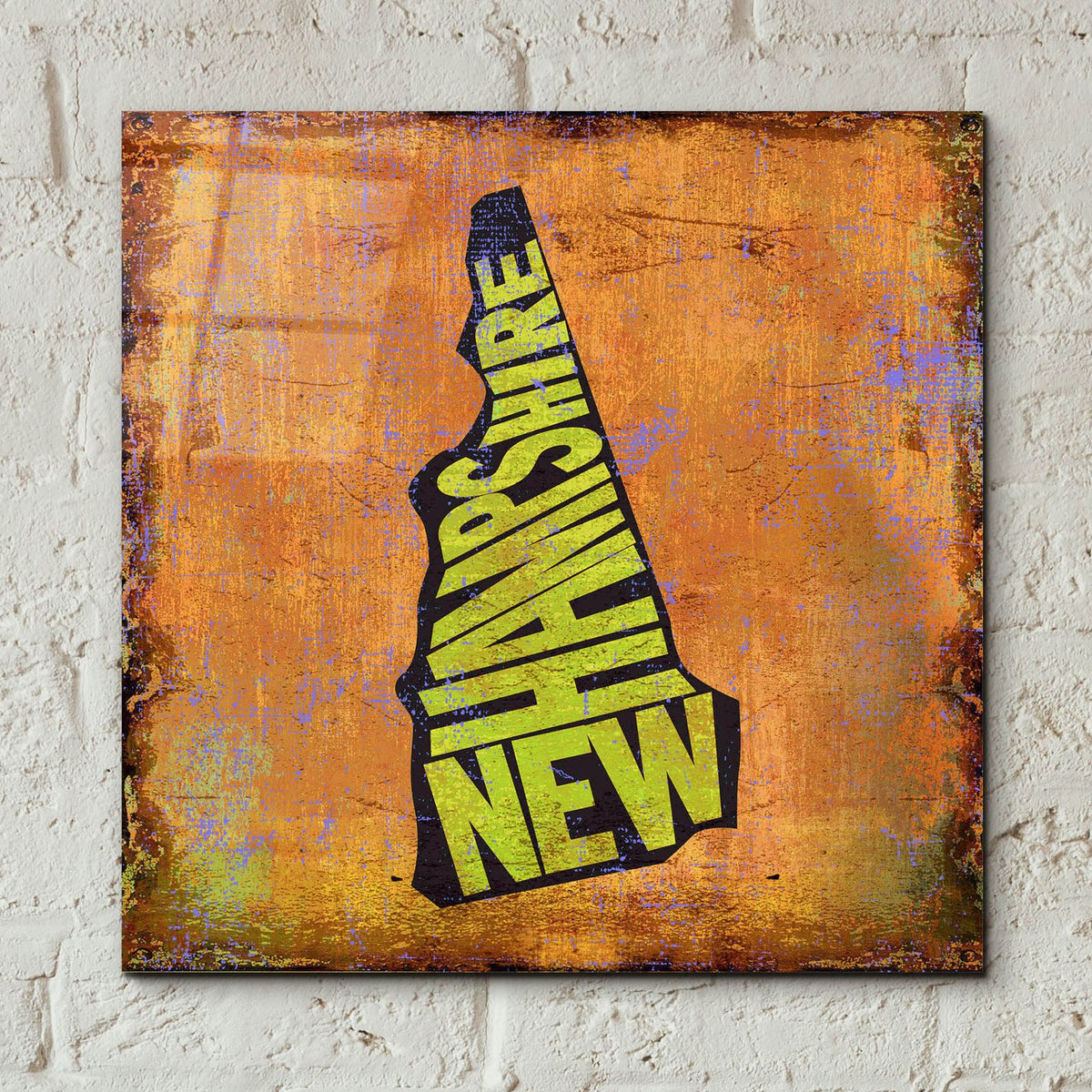 New Hampshire by Art Licensing Studio - 12x12 acrylic wall art in a room