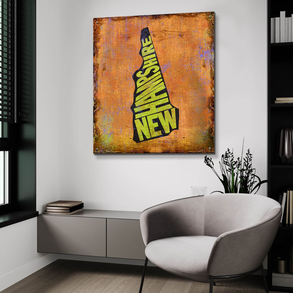New Hampshire by Art Licensing Studio - 36x36 acrylic wall art in a room