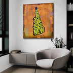 New Hampshire by Art Licensing Studio - 36x36 acrylic wall art in a room