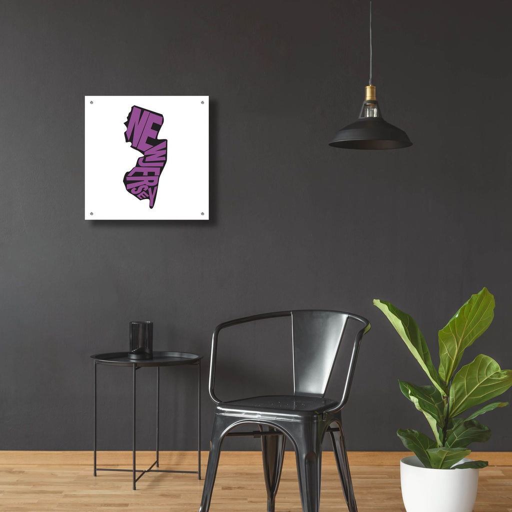 New Jersey 2 by Art Licensing Studio - 24x24 acrylic wall art in a room
