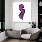 New Jersey 2 by Art Licensing Studio - 36x36 acrylic wall art in a room