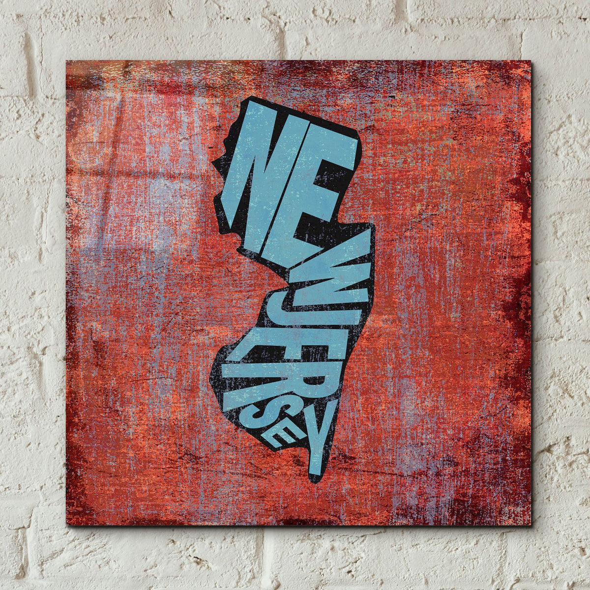 New Jersey by Art Licensing Studio - 12x12 acrylic wall art in a room