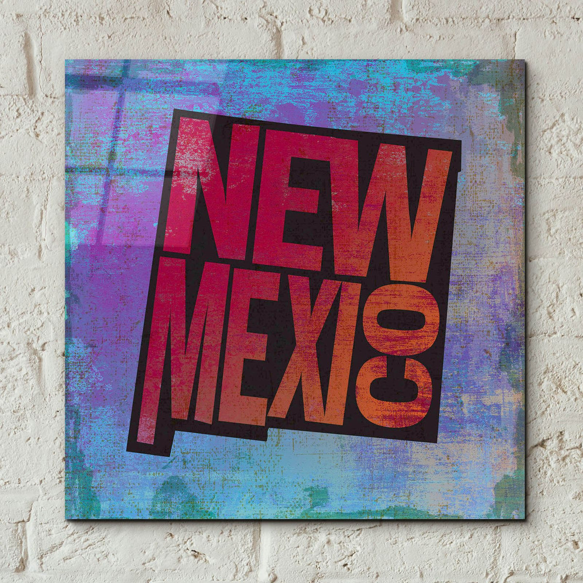 New Mexico by Art Licensing Studio - 12x12 acrylic wall art in a room