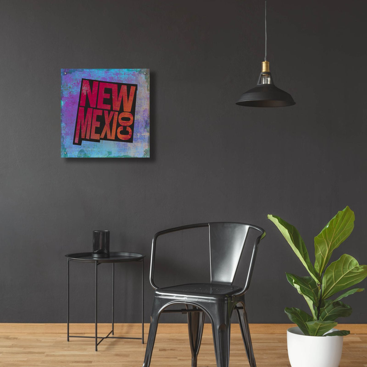 New Mexico by Art Licensing Studio - 24x24 acrylic wall art in a room