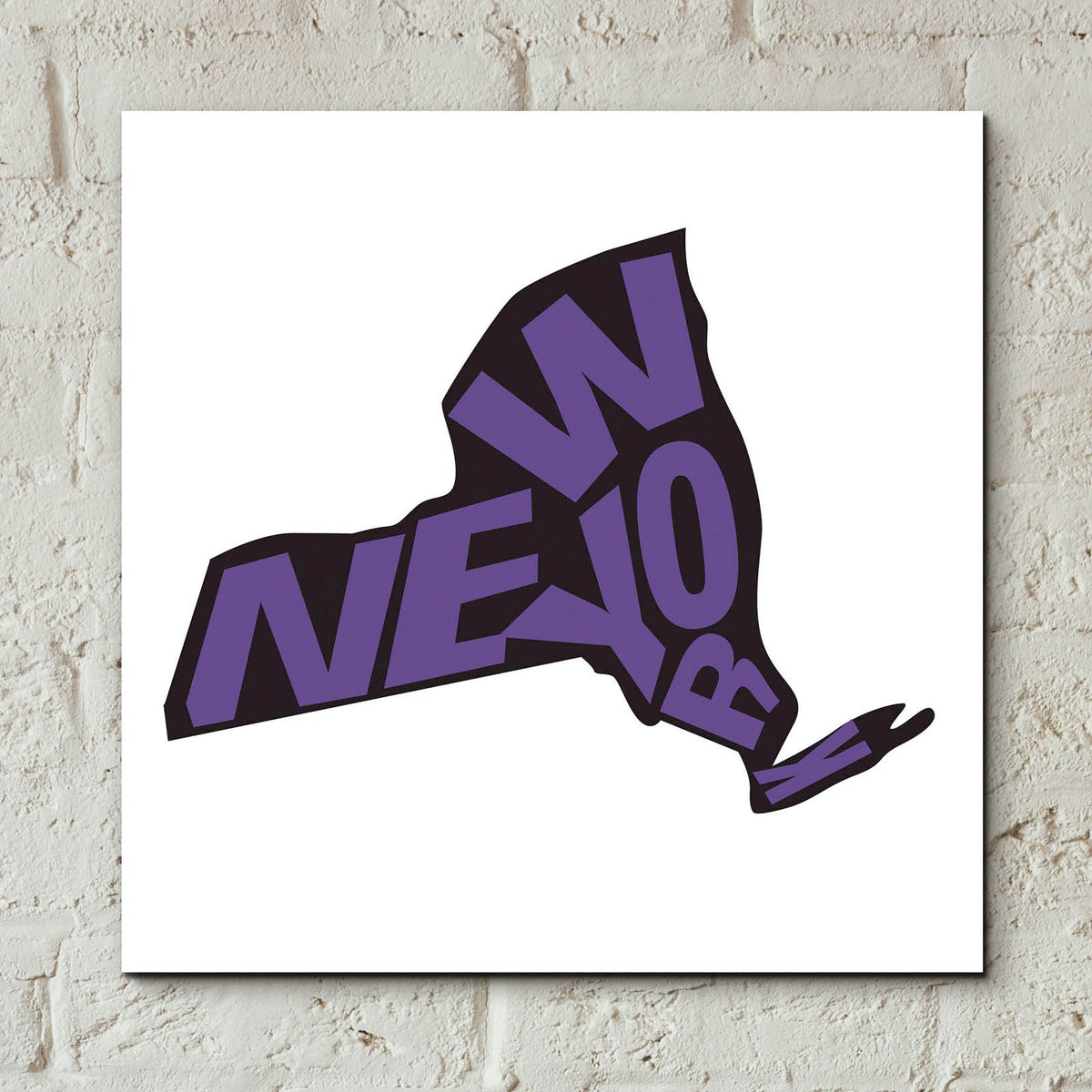 New York 2 by Art Licensing Studio - 12x12 acrylic wall art in a room