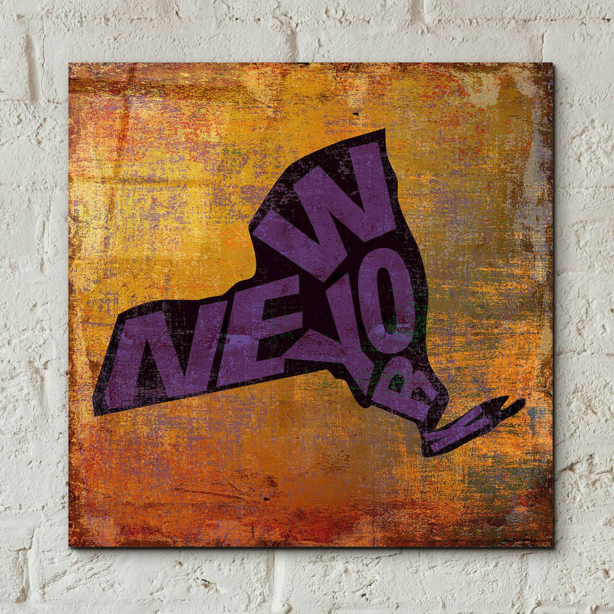 New York by Art Licensing Studio - 12x12 acrylic wall art in a room