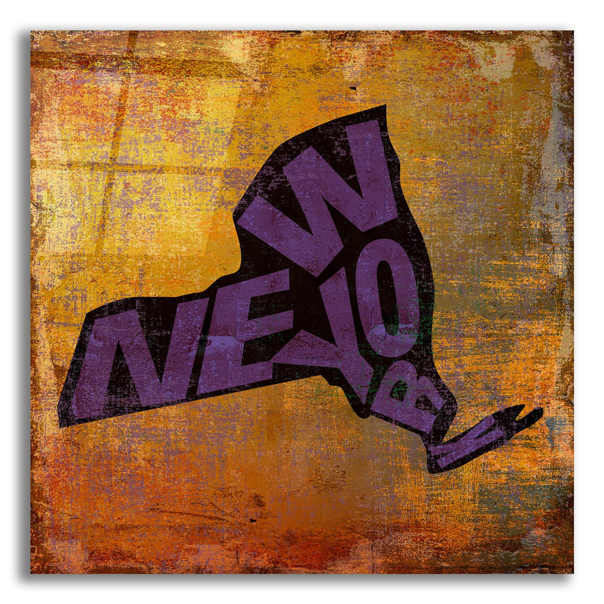 New York by Art Licensing Studio acrylic glass wall art