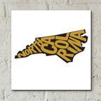 North Carolina 2 by Art Licensing Studio - 12x12 acrylic wall art in a room