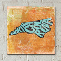 North Carolina by Art Licensing Studio - 12x12 acrylic wall art in a room