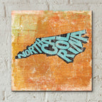 North Carolina by Art Licensing Studio - 12x12 acrylic wall art in a room