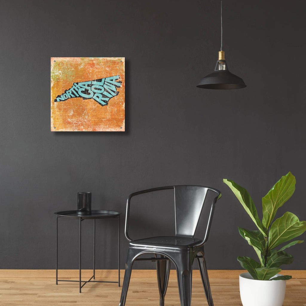 North Carolina by Art Licensing Studio - 24x24 acrylic wall art in a room