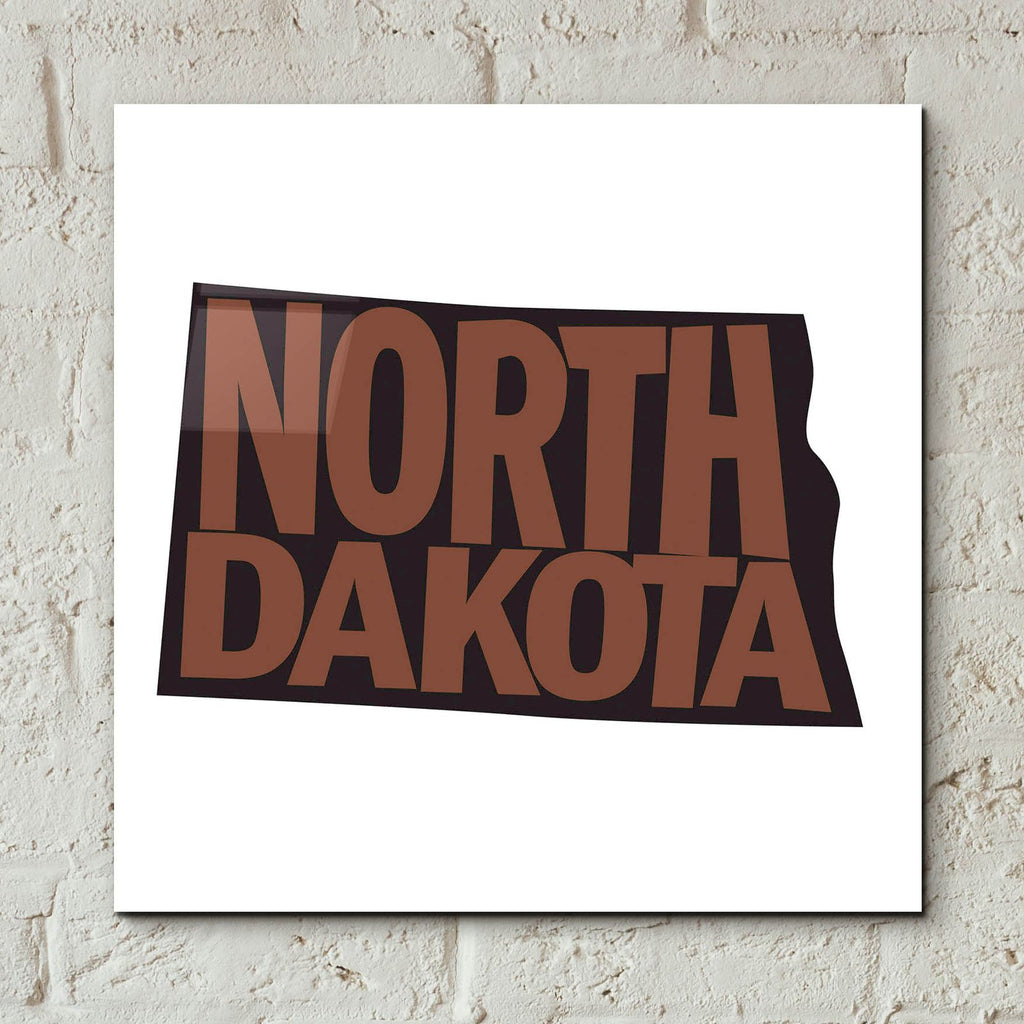 North Dakota 2 by Art Licensing Studio - 12x12 acrylic wall art in a room