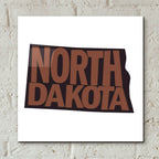 North Dakota 2 by Art Licensing Studio - 12x12 acrylic wall art in a room