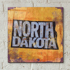 North Dakota by Art Licensing Studio - 12x12 acrylic wall art in a room