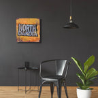 North Dakota by Art Licensing Studio - 24x24 acrylic wall art in a room
