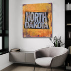 North Dakota by Art Licensing Studio - 36x36 acrylic wall art in a room