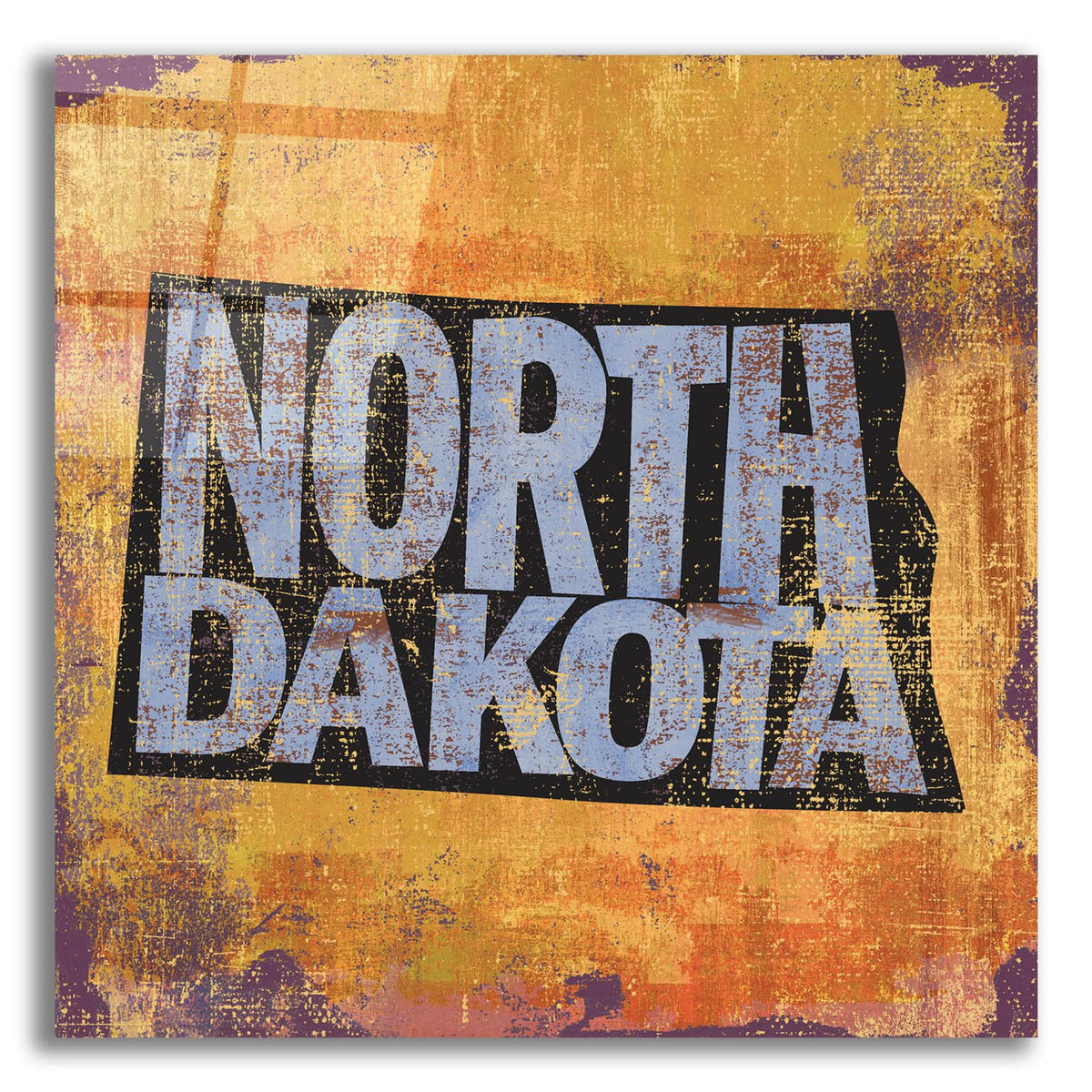 North Dakota by Art Licensing Studio acrylic glass wall art
