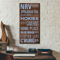 Nrv Text by Art Licensing Studio - 12x24 acrylic wall art in a room