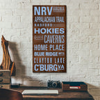 Nrv Text by Art Licensing Studio - 12x24 acrylic wall art in a room
