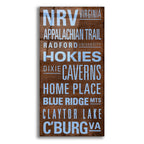 Nrv Text by Art Licensing Studio acrylic glass wall art