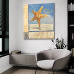 Ocean Beauties 4 by Art Licensing Studio - 36x36 acrylic wall art in a room