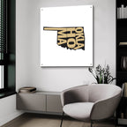 Oklahoma 2 by Art Licensing Studio - 36x36 acrylic wall art in a room