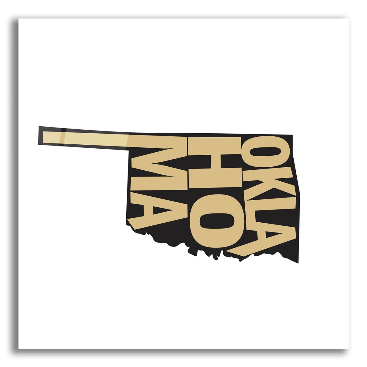 Oklahoma 2 by Art Licensing Studio acrylic glass wall art