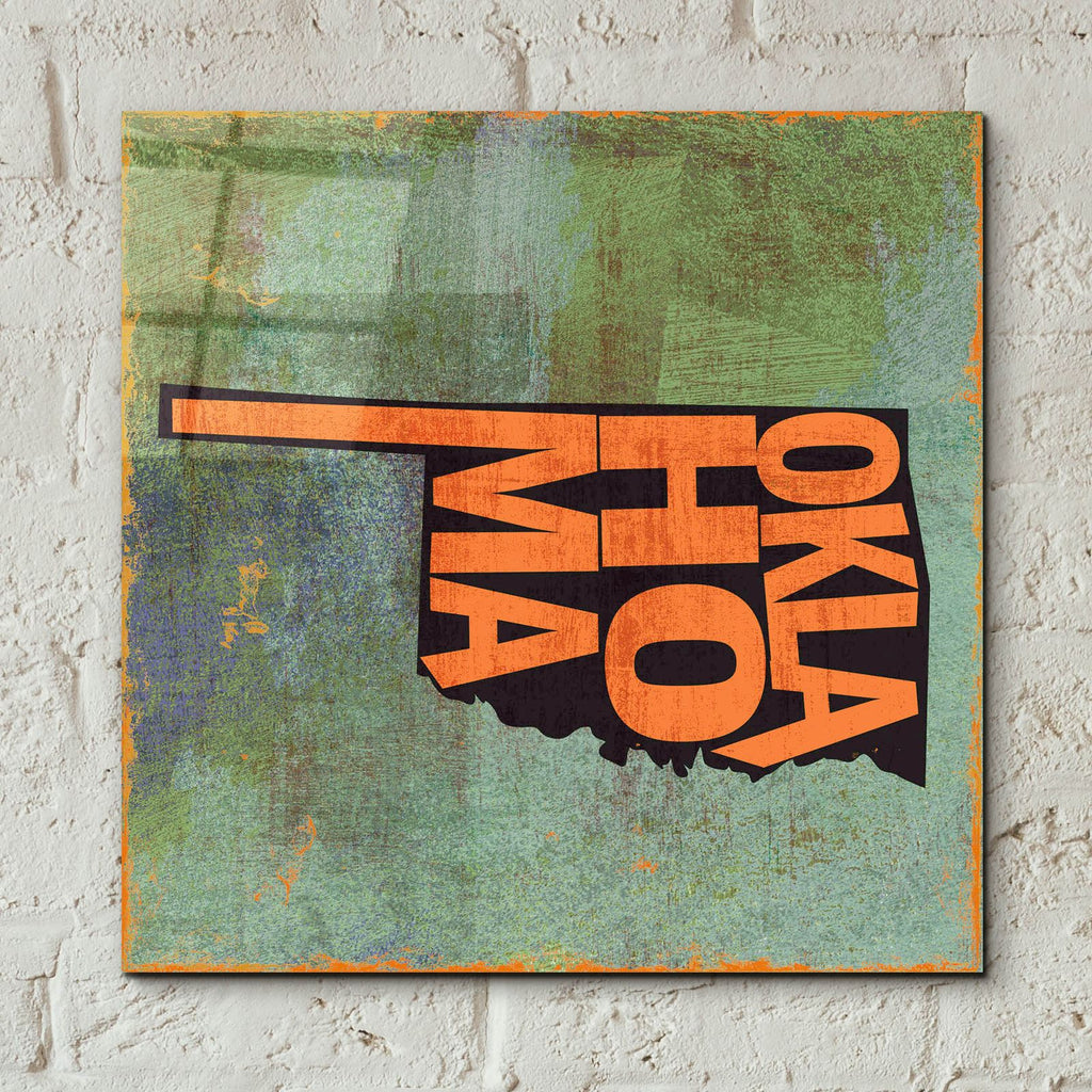 Oklahoma by Art Licensing Studio - 12x12 acrylic wall art in a room