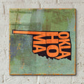 Oklahoma by Art Licensing Studio - 12x12 acrylic wall art in a room