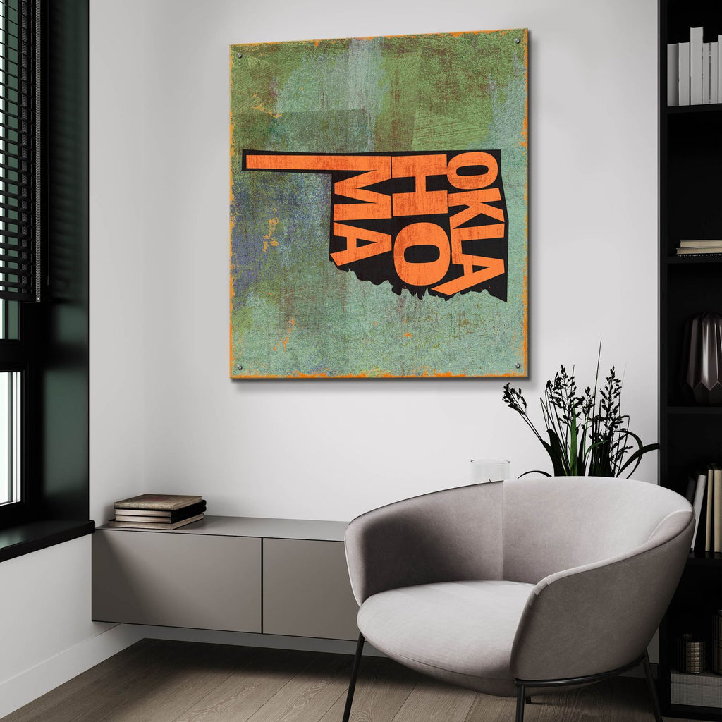 Oklahoma by Art Licensing Studio - 36x36 acrylic wall art in a room