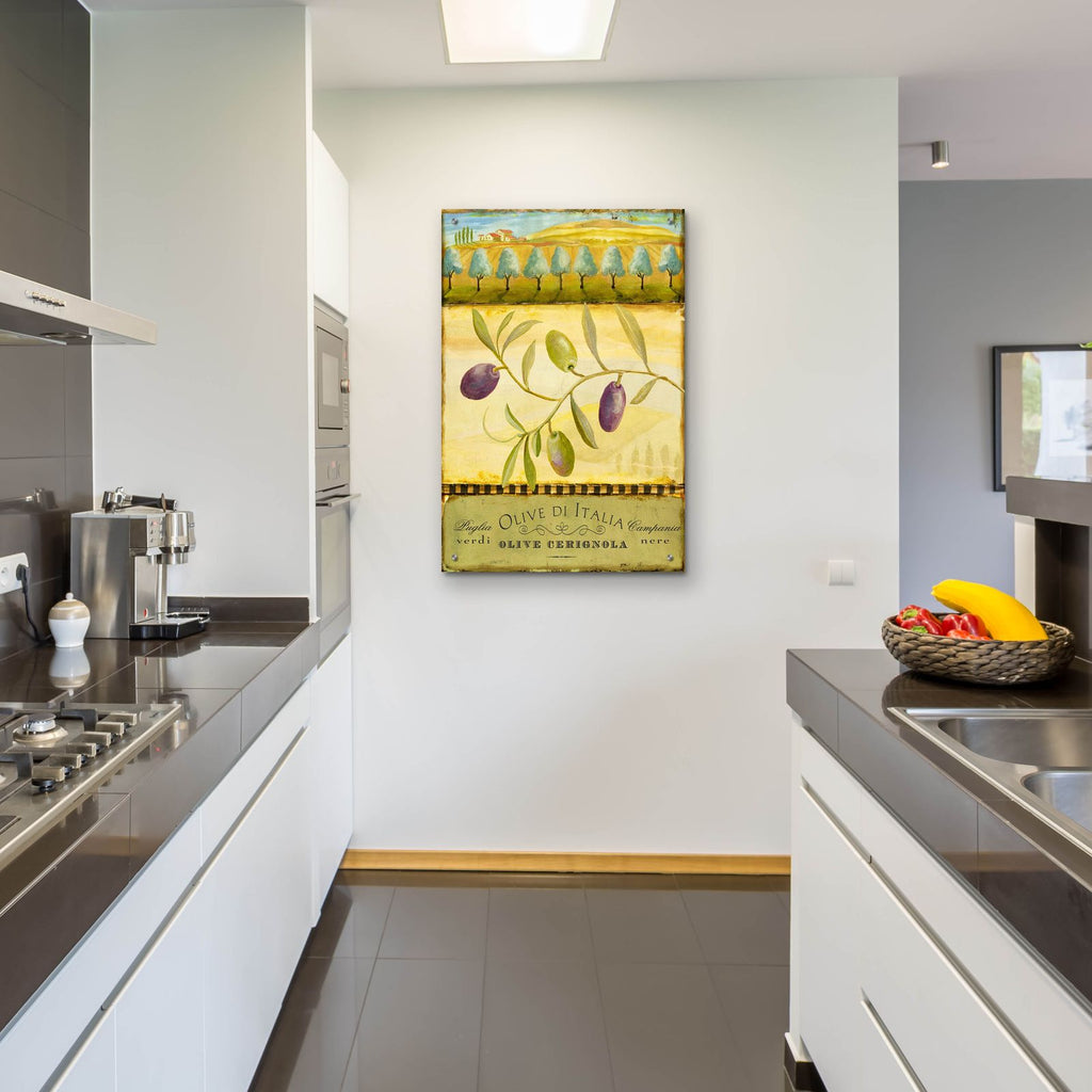 Olive Grove Puglia by Art Licensing Studio - 24x36 acrylic wall art in a room