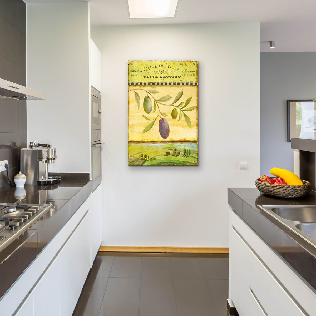 Olive Grove Tuscana by Art Licensing Studio - 24x36 acrylic wall art in a room