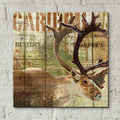 Open Season Caribou by Art Licensing Studio - 12x12 acrylic wall art in a room