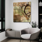 Open Season Caribou by Art Licensing Studio - 36x36 acrylic wall art in a room