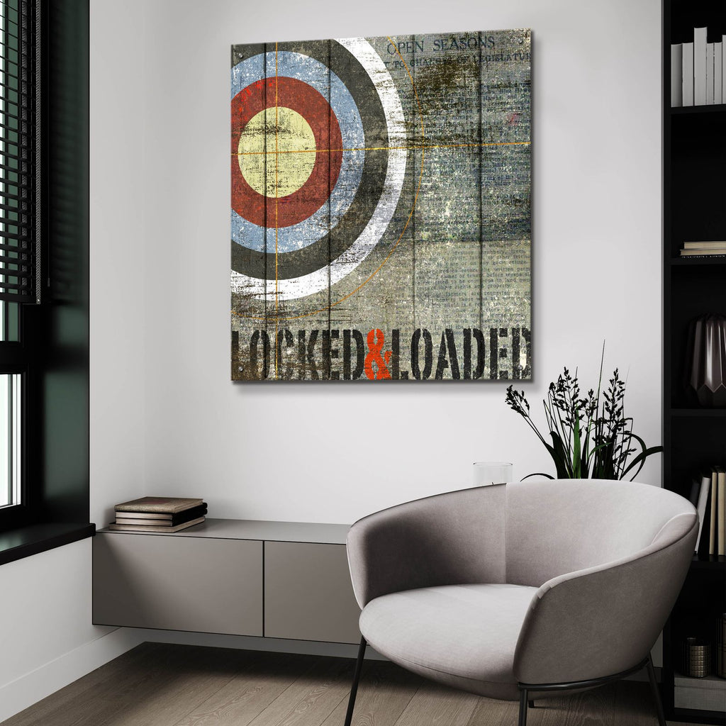 Open Season L&l by Art Licensing Studio - 36x36 acrylic wall art in a room