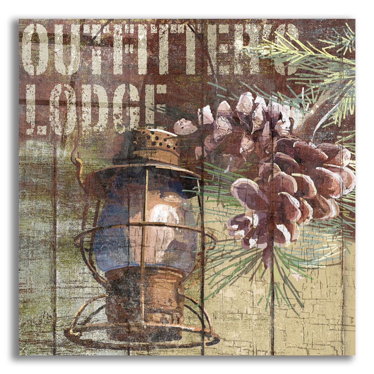 Open Season Outfitter by Art Licensing Studio acrylic glass wall art